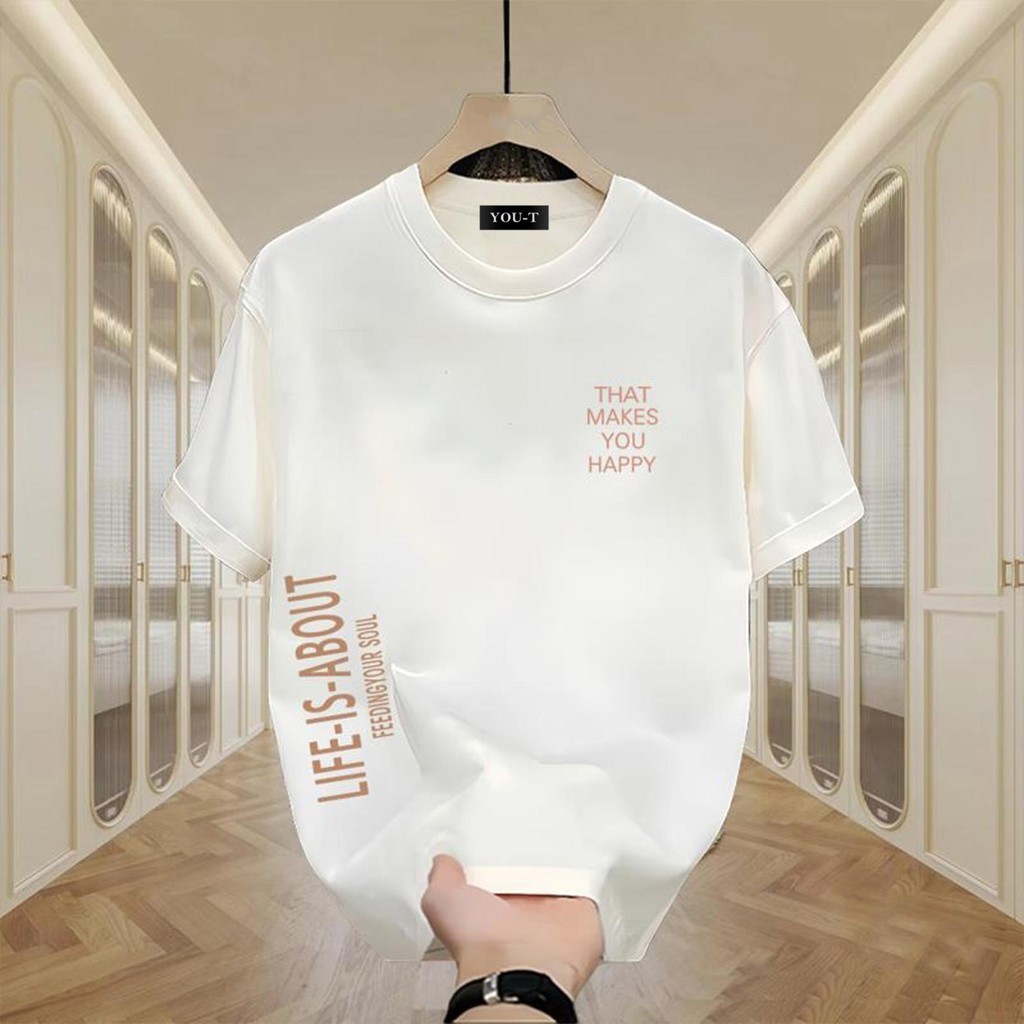 เสื้อยืด Oversize ลาย Life Is About
